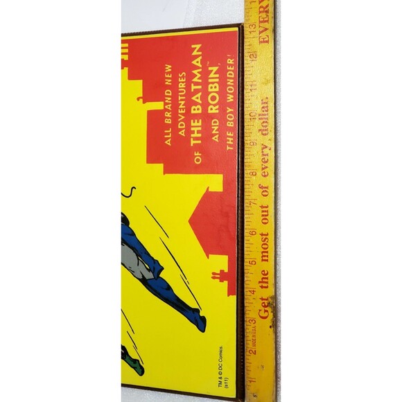 2013 Silver Buffalo Batman No.1 Wood Poster 19x13 DC Comics Robin Wall Art - Picture 5 of 9